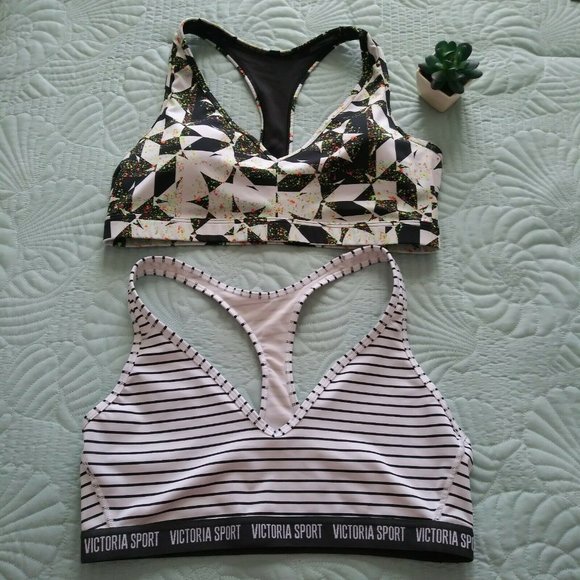 Victoria's Secret Other - VSX Victorias Secret Sports Bras Lot 2 M Racerback
